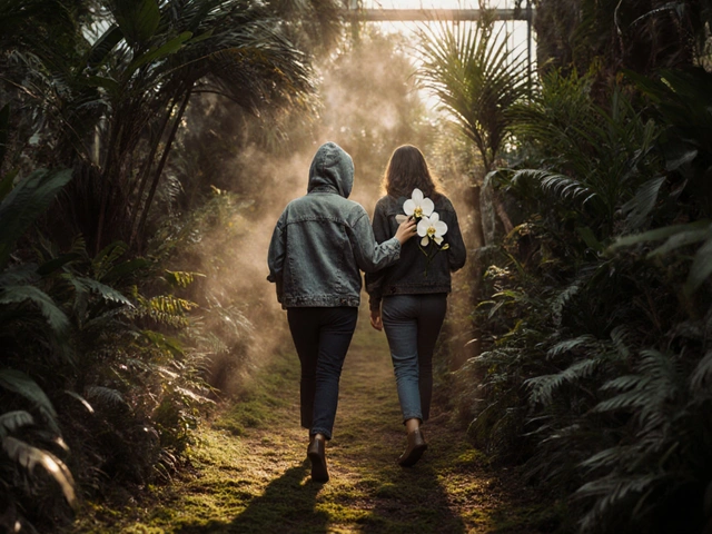 Eerste date ideeën voor tuinliefhebbers: wandelingen door botanische tuinen